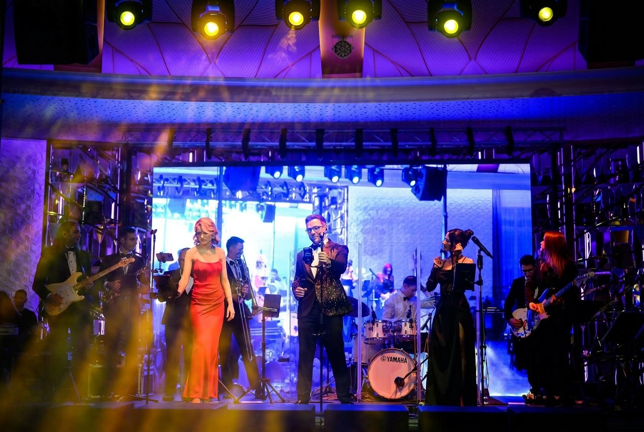 Golden Hour Orchestra live on stage
